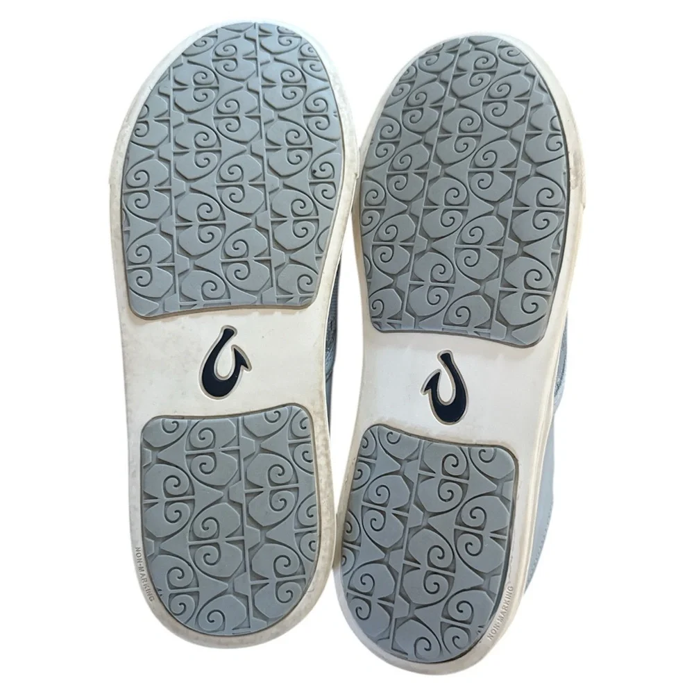Olukai Pehuea Slip-On Sneakers‎ Light Blue W8 EUR 38 Comfort Casual Shoes